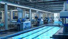Machines manufacturing swim equipment