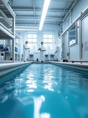 Lab testing water resistance